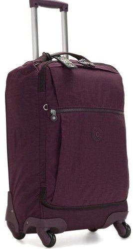 Kipling DARCEY 30 л валіза з нейлону на 4 колесах фіолетова