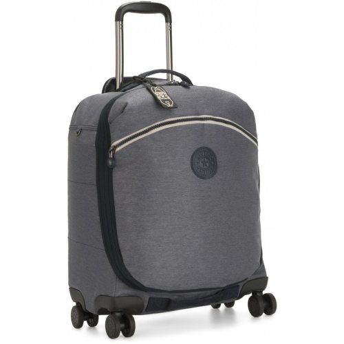Kipling Indulge 49 л чемодан из полиэстера на 4 колесах серый