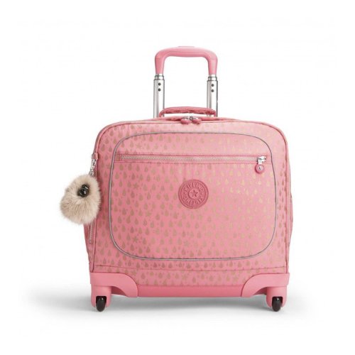Kipling MANARY 26,5 л дитяча валіза з поліаміду на 4 колесах рожева/золото Kipling MANARY 26,5 л дитяча валіза з поліаміду на 4 колесах рожева/золото
