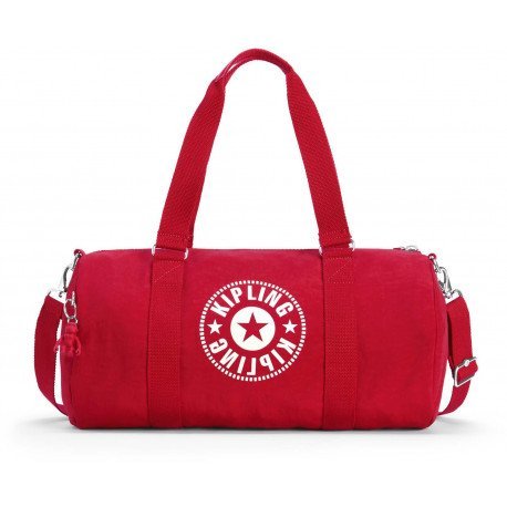 Kipling ONALO 18 л дорожня сумка з поліаміду червона