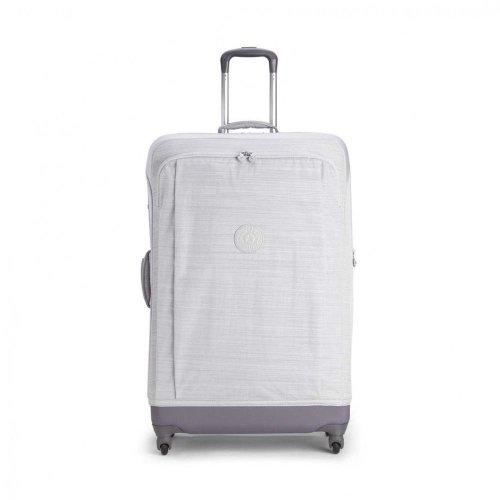 Kipling SUPER HYBRID 103 л валіза з поліпропілену та поліестеру на 4 колесах сіра Kipling SUPER HYBRID 103 л валіза з поліпропілену та поліестеру на 4 колесах сіра