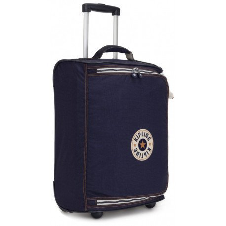 Kipling TEAGAN 33 л чемодан из нейлона на 2 колесах синий