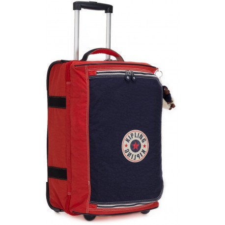Kipling TEAGAN 39 л чемодан из нейлона на 2 колесах красный Kipling TEAGAN 39 л чемодан из нейлона на 2 колесах красный