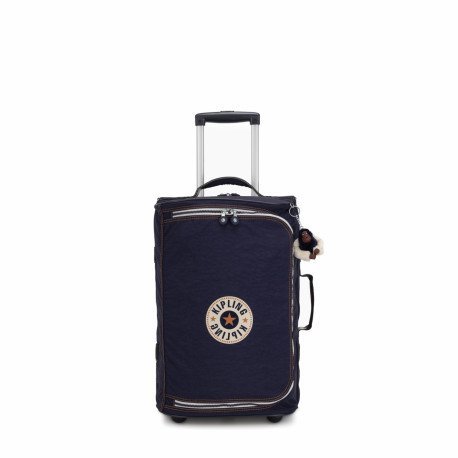 Kipling TEAGAN 39 л чемодан из нейлона на 2 колесах синий