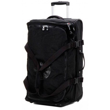 Kipling TEAGAN 74 л чемодан из нейлона на 2 колесах черный