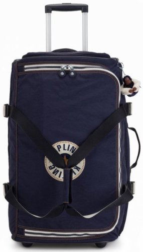 Kipling TEAGAN 74 л чемодан из нейлона на 2 колесах синий