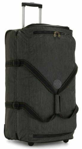 Kipling TEAGAN 91 л чемодан из нейлона на 2 колесах серый