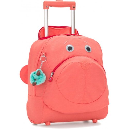 Kipling WHEELY 16,5 л детский чемодан из полиамида на 2 колесах розовый Kipling WHEELY 16,5 л детский чемодан из полиамида на 2 колесах розовый