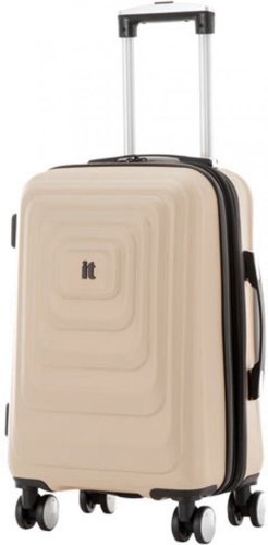 Компактный 4-х колесный чемодан 40/49 л IT Luggage Mesmerize Cream