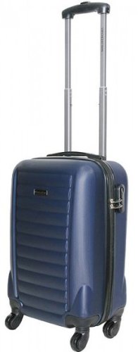 Компактный пластиковый чемодан 28 л Vip Collection Las Palmas 19 Navy