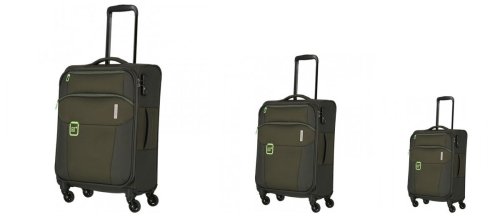 Комплект валіз з тканини Travelite GO на 4-х колесах Зелений Комплект валіз з тканини Travelite GO на 4-х колесах Зелений
