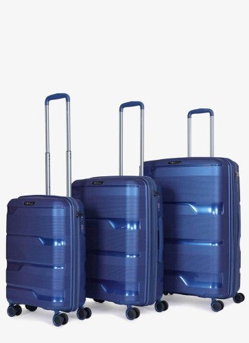 Комплект валіз V&amp;V Travel з поліпропілену Синій