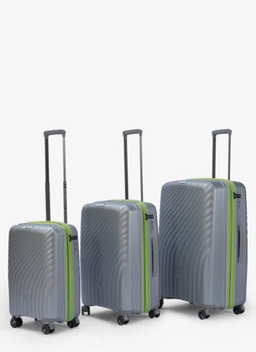 Комплект валіз V&amp;V Travel Urban з поліпропілену Сірий