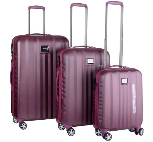 Комплект валіз з полікарбонату March Fly Burgundy