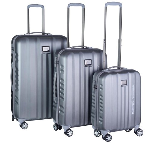 Комплект валіз з полікарбонату March Fly Silver Комплект валіз з полікарбонату March Fly Silver