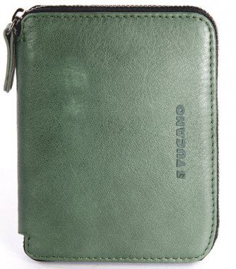 Кошелёк кожаный Tucano Sicuro Premium Wallet (зелёный) Кошелёк кожаный Tucano Sicuro Premium Wallet (зелёный)