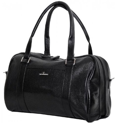 Кожаная дорожная сумка 20 л Vip Collection 1609 Black Flotar