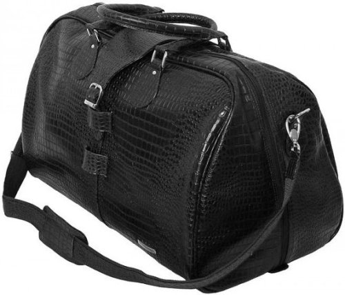 Шкіряна дорожня сумка 45 л Vip Collection 36490 Black Croco