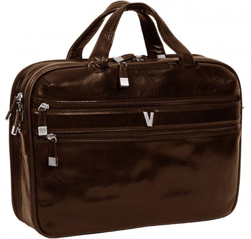 Шкіряна сумка для ноутбука 15,6” Vip Collection Y 37922 Brown