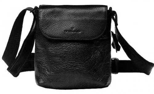 Шкіряна сумка Vip Collection 1431 Black flotar