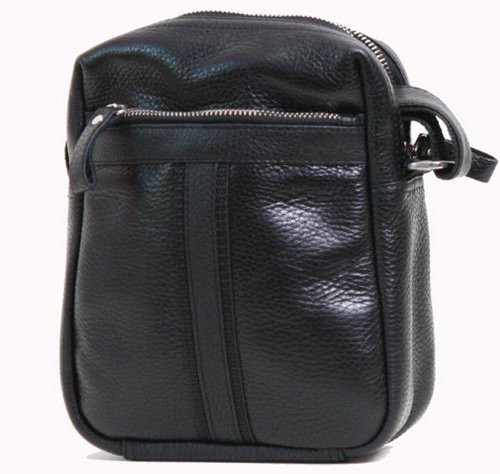 Кожаная сумка Vip Collection 1439 Black flotar Кожаная сумка Vip Collection 1439 Black flotar