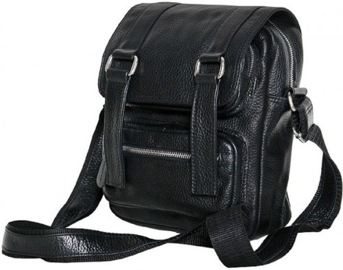 Кожаная сумка Vip Collection 1450 Black flotar