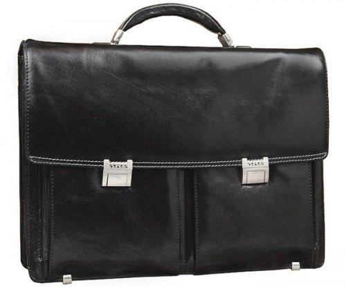Кожаний мужской портфель VERUS V 117 Black Кожаний мужской портфель VERUS V 117 Black