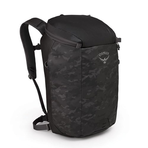 Легкий городской рюкзак Osprey Transporter Zip с отделением под ноутбук на 30 л Черный