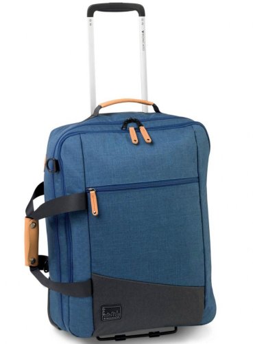 М'яка валіза із нейлону 40 л Roncato Adventure Dark blu