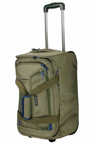 Малая дорожная сумка-чемодан на 2-х колесах 40 л MARCH Gogobag хаки