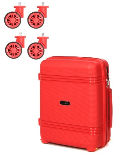 Маленький авиа чемодан Snowball Mini XS – 25 л, 2,3 кг со съемными колесами Красный Маленький авиа чемодан Snowball Mini XS – 25 л, 2,3 кг со съемными колесами Красный