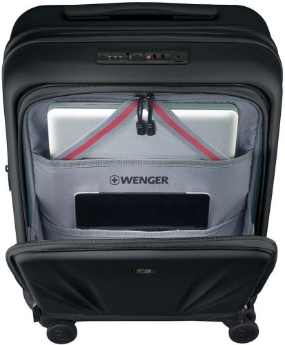 Маленький чемодан ручная кладь Wenger Skyon – 35/45 л, 3,46 кг Черный