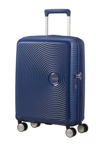 Малый чемодан American Tourister Soundbox ручная кладь – 35,5 / 41 л, 2,6 кг Синий Малый чемодан American Tourister Soundbox ручная кладь – 35,5 / 41 л, 2,6 кг Синий