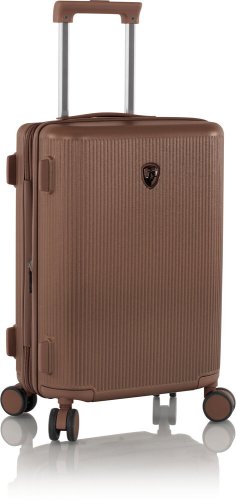 Малый чемодан Heys Earth Tones ручная кладь на 37/45 л из поликарбоната Коричневый