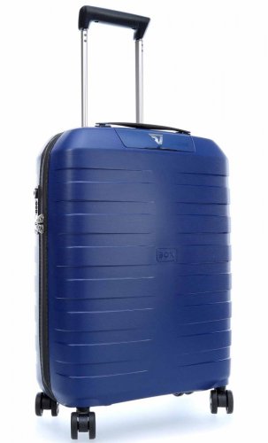 Мала валіза із гнучкого поліпропілену 41 л Roncato Box 2.0 blue Мала валіза із гнучкого поліпропілену 41 л Roncato Box 2.0 blue