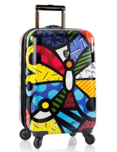 Малый чемодан из композитного поликарбоната 37 л Heys Britto Butterfly , разноцветный Малый чемодан из композитного поликарбоната 37 л Heys Britto Butterfly , разноцветный