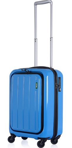 Малый чемодан из поликарбоната 34 л Lojel Lucid S2, синий
