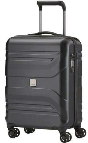 Малый чемодан из поликарбоната 40 л Titan Prior, черный