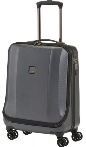 Малый чемодан из поликарбоната 40 л Titan Xenon Deluxe, серый