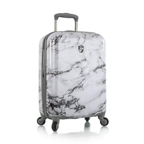Малый чемодан из поликарбоната Heys Bianco (S) White Marble