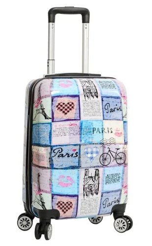 Малый чемодан Madisson Snowball 36820C ручная кладь на 30 л весом 2,7 кг из поликарбоната Разноцветный Малый чемодан Madisson Snowball 36820C ручная кладь на 30 л весом 2,7 кг из поликарбоната Разноцветный