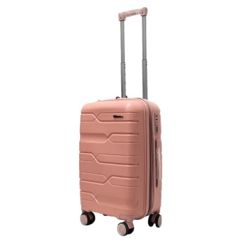 Мала валіза Milano Bag на 47/54 л вагою 2,6 кг із поліпропілену Рожевий