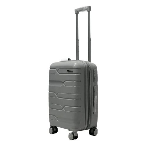 Малый чемодан Milano Bag на 47/54 л весом 2,6 кг из полипропилена Серый