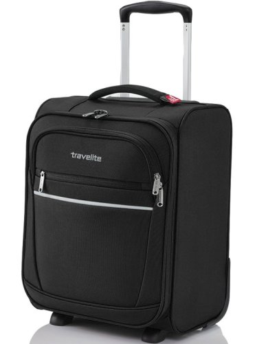 Мала валіза на 2-х колесах 34 л Travelite Cabin, чорний