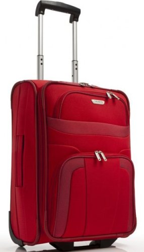 Малый чемодан на 2-х колесах 37 л Travelite Orlando, красный
