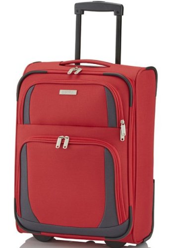 Малый чемодан на 2-х колесах 37 л Travelite Paklite Rocco, красный