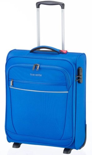 Мала валіза на 2-х колесах 44 л Travelite Cabin Royal Blue