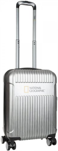 Мала валіза на 4-х колесах 30 л National Geographic Transit, сріблястий Мала валіза на 4-х колесах 30 л National Geographic Transit, сріблястий