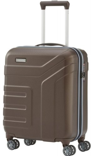 Мала валіза на 4-х колесах 40 л Travelite Vector, коричневий