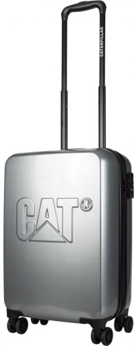Мала валіза на 4-х колесах 40 л CAT CAT-D, сріблястий Мала валіза на 4-х колесах 40 л CAT CAT-D, сріблястий